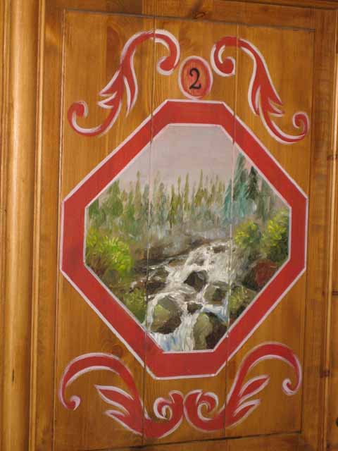dessin sur porte entree