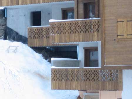 vue balcon chalet
